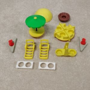 Fisher-Price Playset with Green and Yellow Accessories